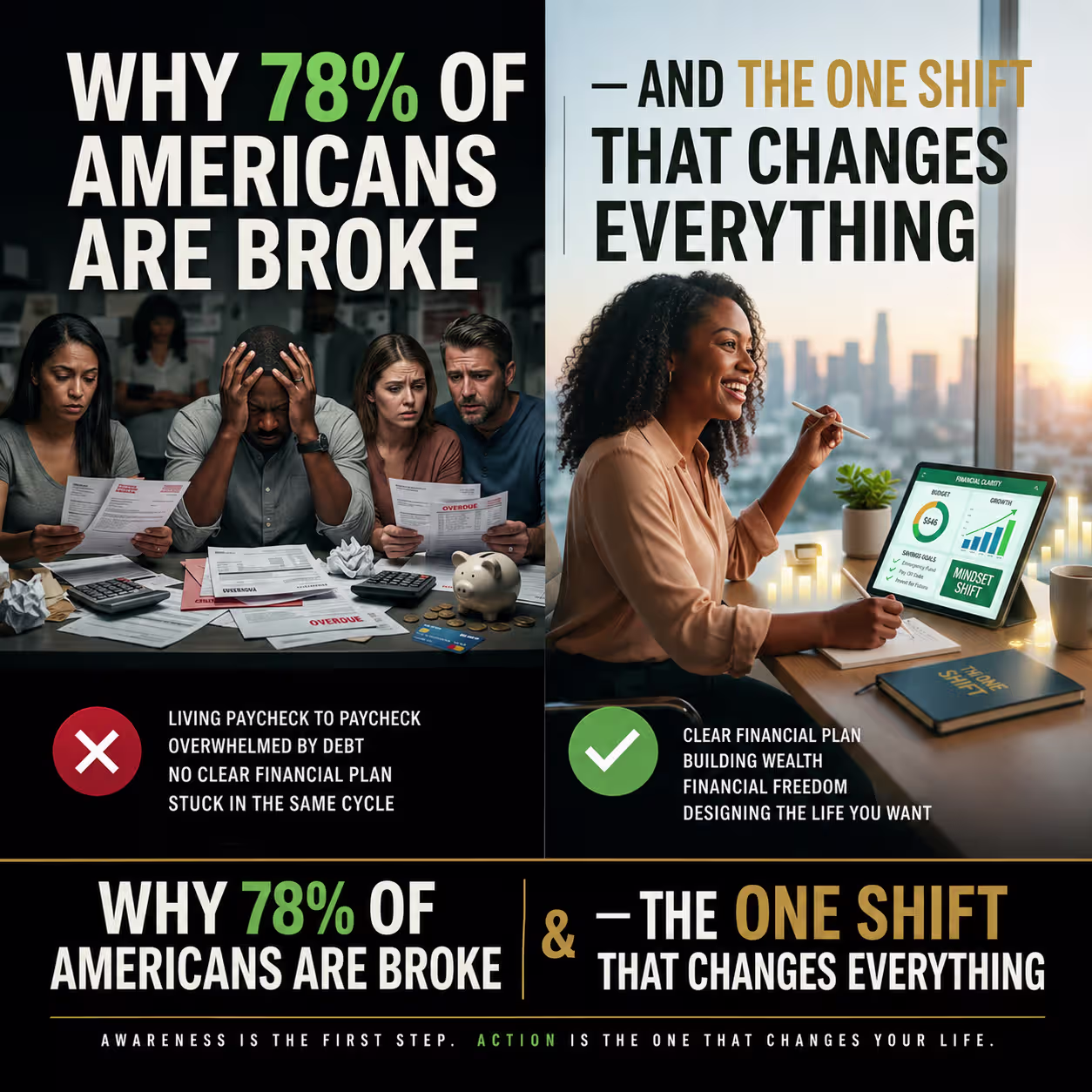 Why 78% of Americans Are Broke — And the One Shift That Changes Everything
