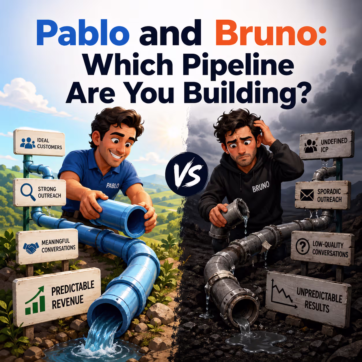 Pablo and Bruno: Which Pipeline Are You Building?